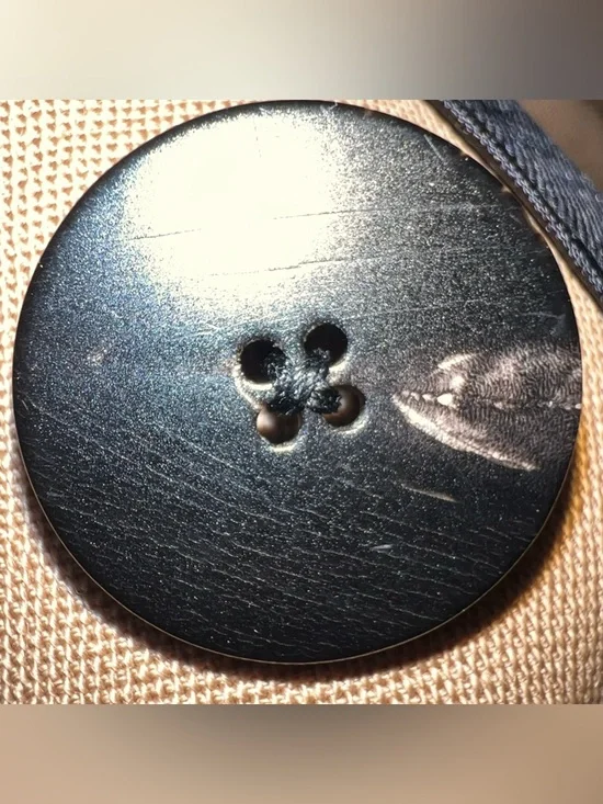 Chloé Wool Blazer Brown Double Breasted Gold Button Luxury Paris Designer - Picture 8 of 13